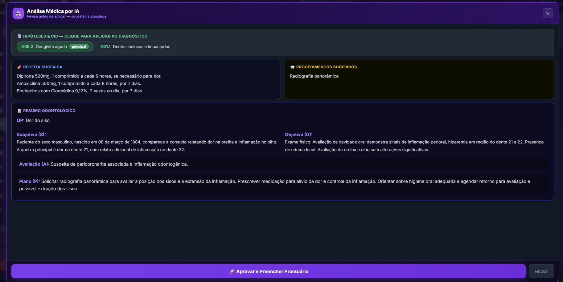 Análise com Inteligência Artificial